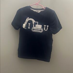 H&M Navy Blue Graphic T-Shirt 4-6